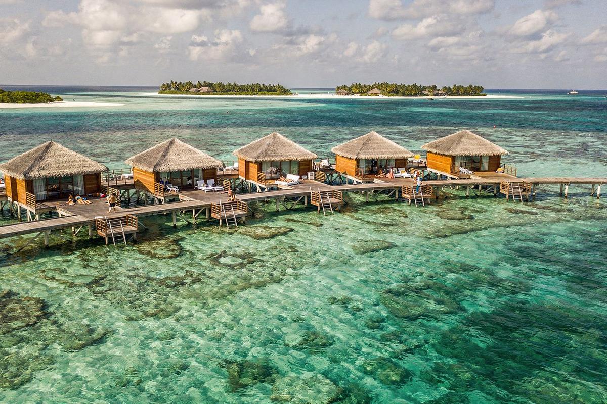 Overwater villas at North Male Atoll